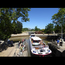 Die letzte Schleuse des Canal du Midi vor dem Mittelmeer